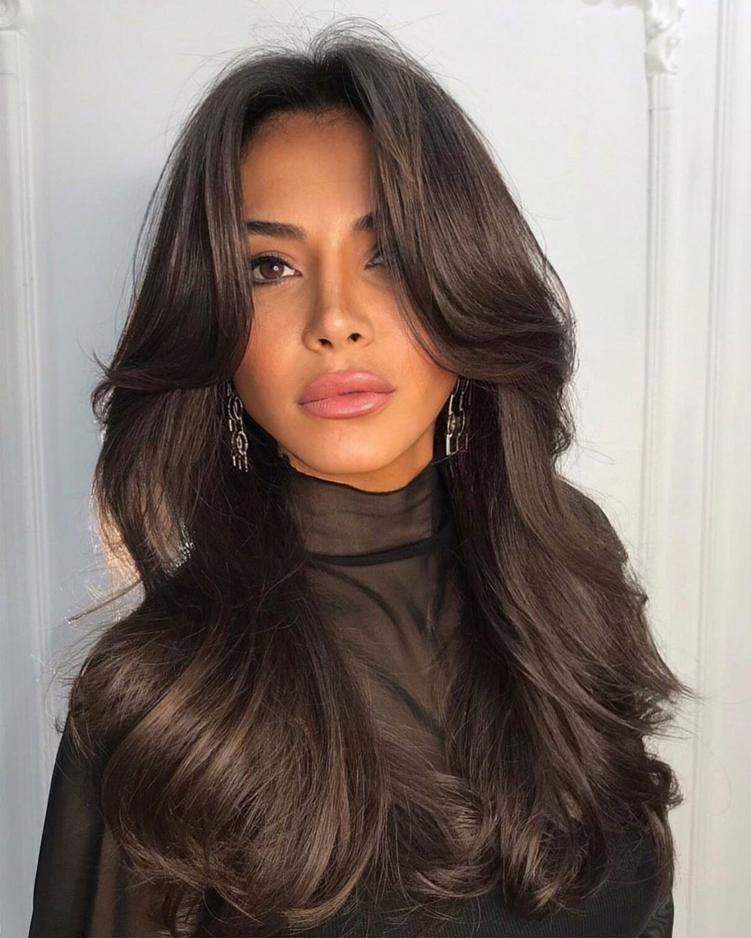 Blowout with Flowy Blended Front Layers