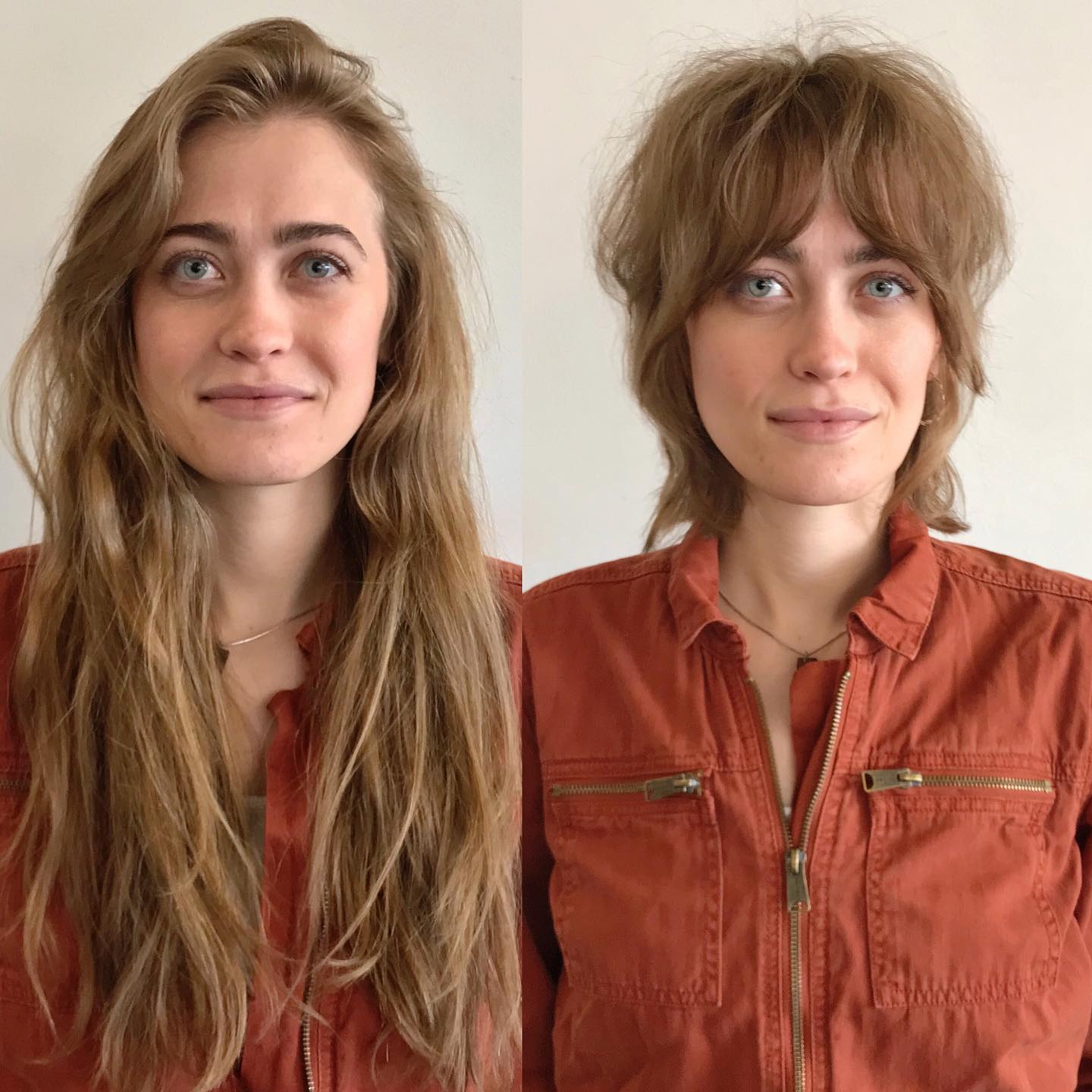 Soft Neck-Length Shag Haircut for Fine Hair