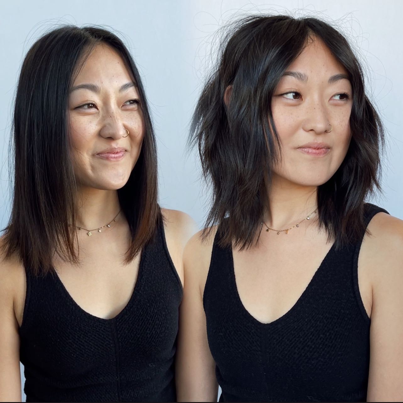 Asian Fine Hair Shag Makeover