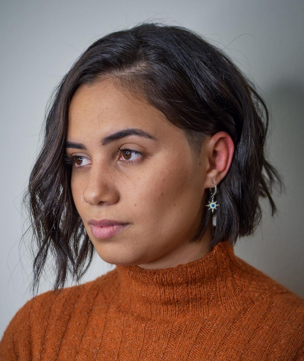 Asymmetrical Bob with Hidden Undercut